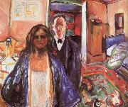 Edvard Munch Artist and his Model china oil painting artist